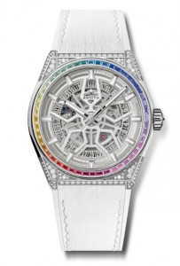 vibrantly colorful watch from zenith