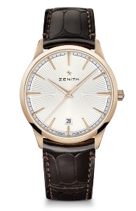 rose gold watch from zenith