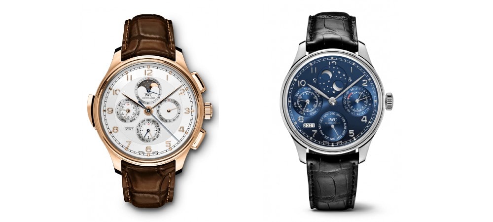 Gold-plated Portugieser Watch and Silver-Tone Portugieser Watch