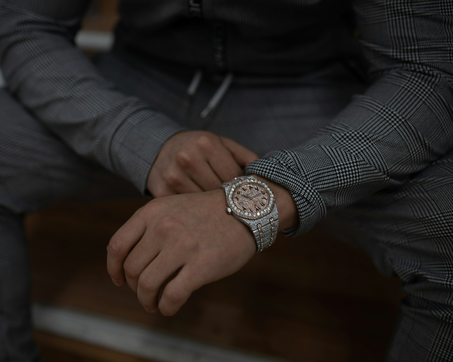 a man’s wrist wearing an Audemars Piguet watch